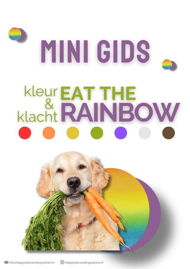 Mini gids kleur en klacht Eat the Rainbow